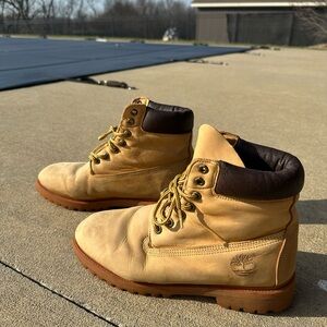 Timberland Men's Light Brown Leather Boots